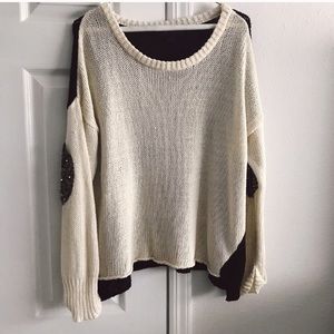 Vintage Havana Color Block Knit Sweater